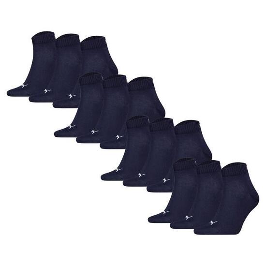 Socken Unisex 12er Pack Stretch-Quarter Plain 12P