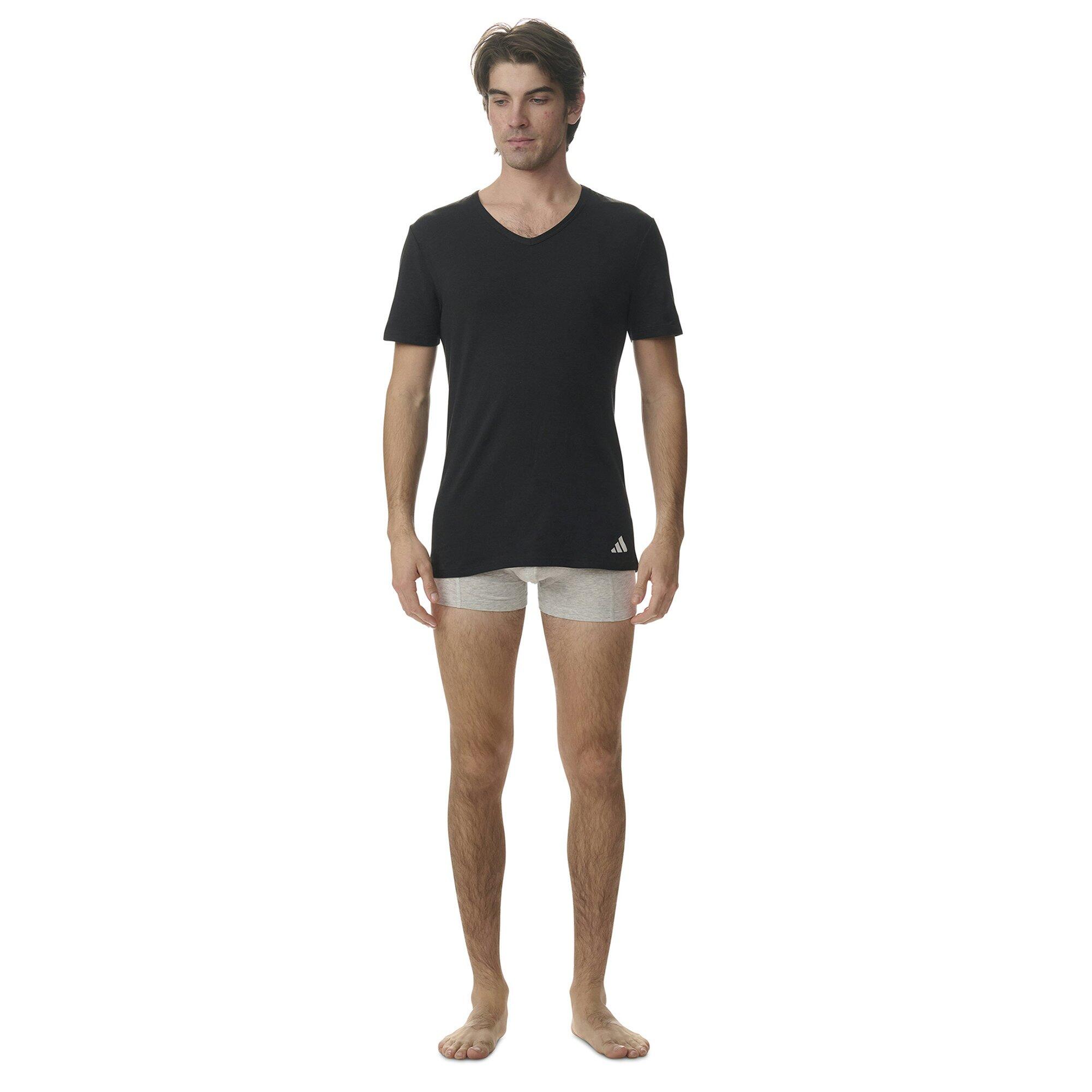 T-Shirt Herren 4er Pack Figurbetont-V-Neck Shirt Active Flex Cotton 4P 2/5