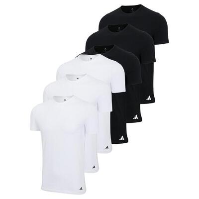 T-Shirt Herren 6er Pack Figurbetont-Crew Neck Shirt Active Core Cotton 6PK