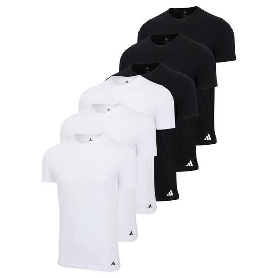 T-Shirt Herren 6er Pack Figurbetont-Crew Neck Shirt Active Core Cotton 6PK