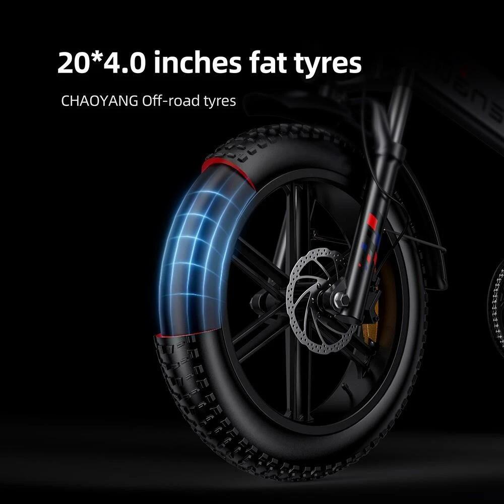 Bicicleta eléctrica plegable ENGWE Engine X  250 W y batería de 48 V y 13 Ah 3/7