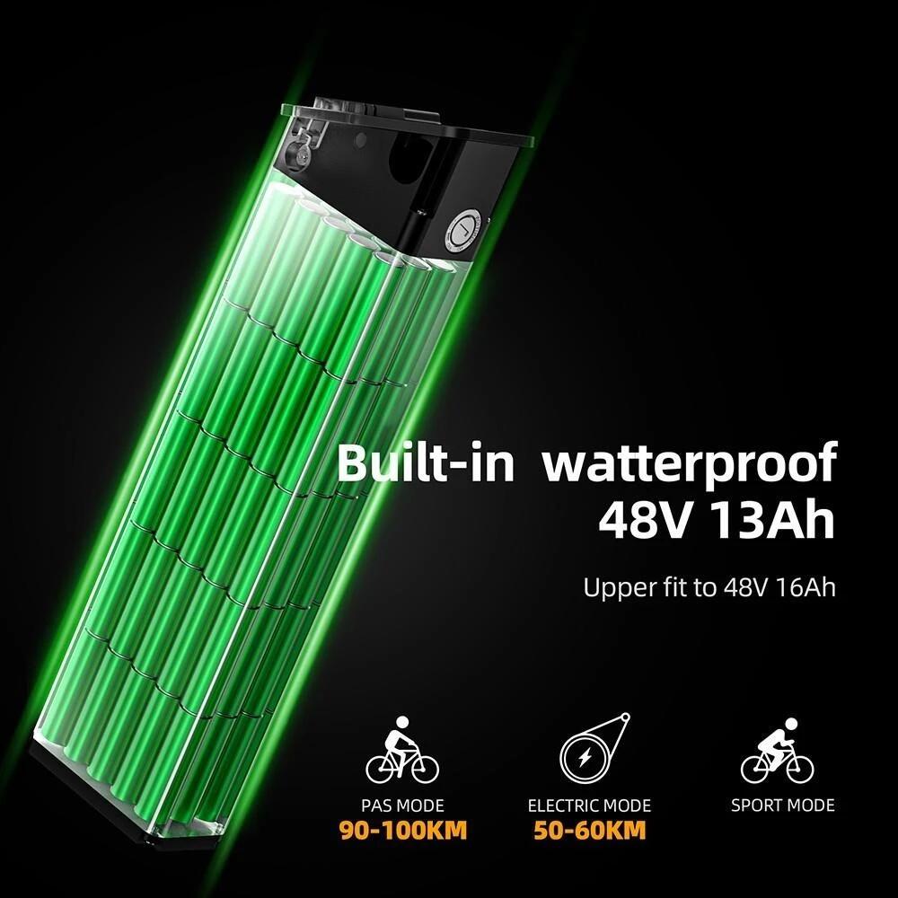 Bicicleta eléctrica plegable ENGWE Engine X  250 W y batería de 48 V y 13 Ah 2/7