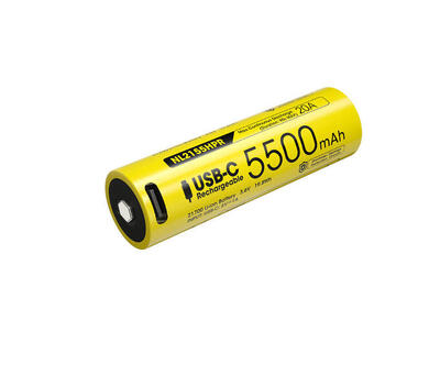 Nitecore nl2155hpr oplaadbare 21700 li-ion batterij 5500mah met