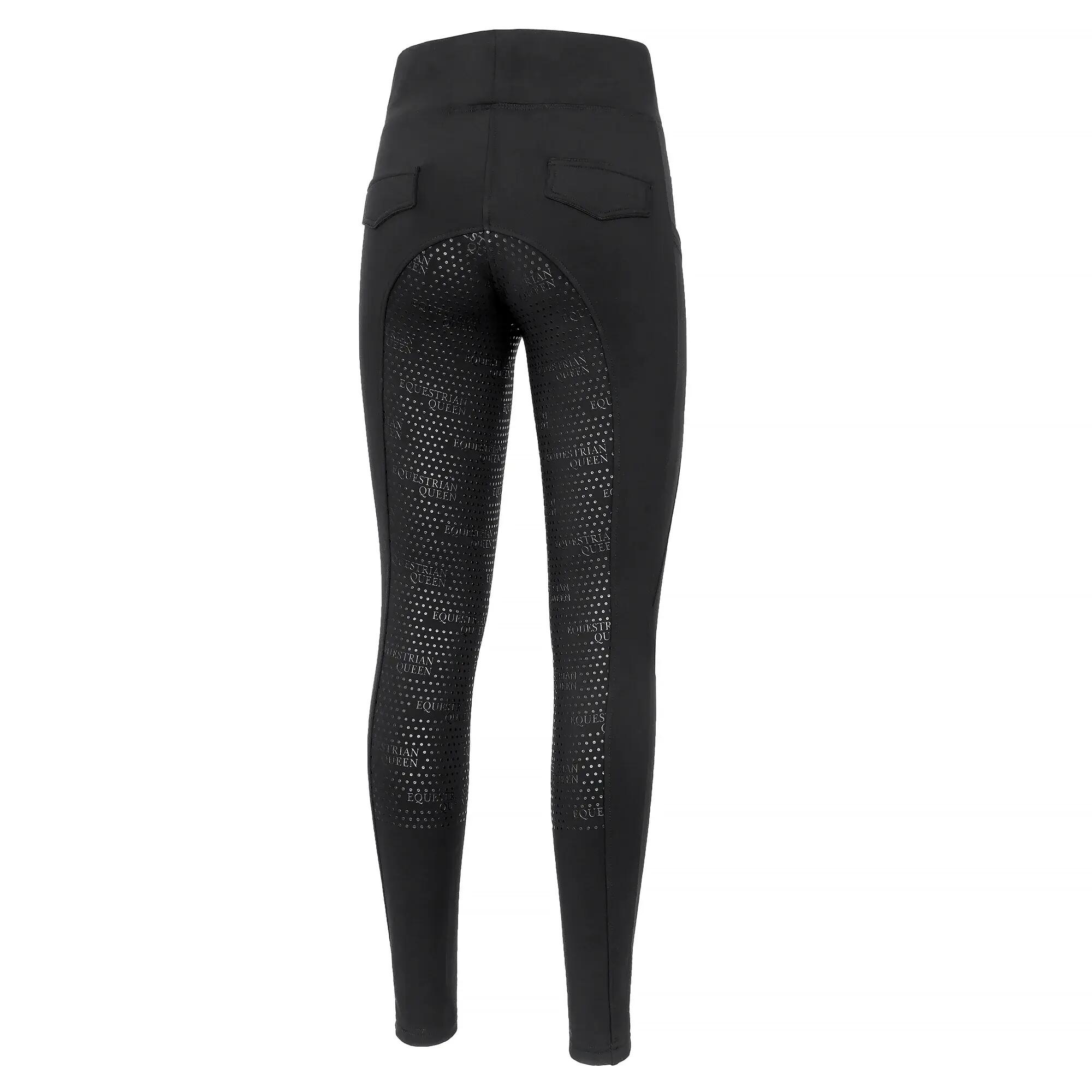 Legginsy jeździeckie damskie EQUESTRIAN QUEEN Harmony zimowe, ocieplane 2/6