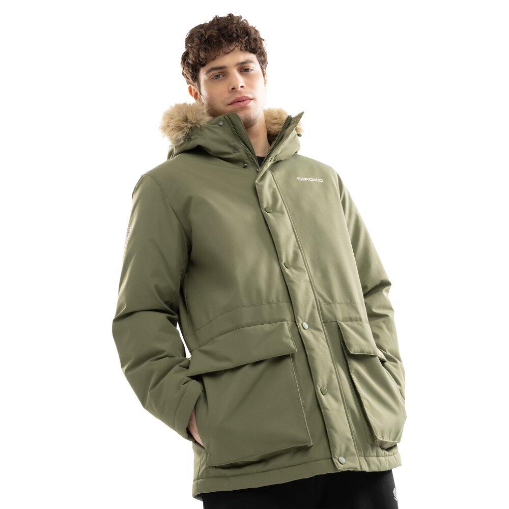 Siroko - Parka Isolante Homme Lifestyle Ivalo Vert - Parka - Vert - Decathlon