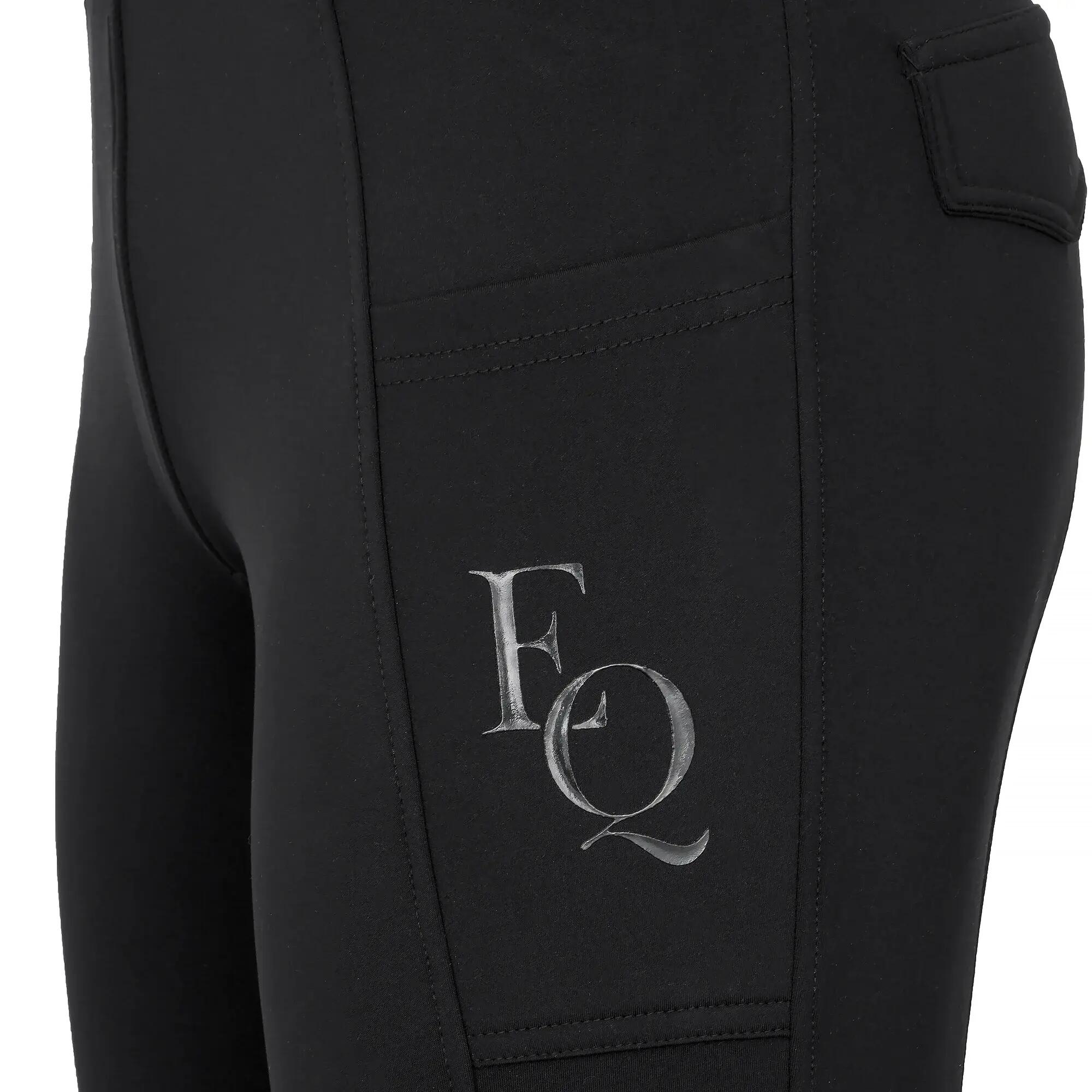 Legginsy jeździeckie damskie EQUESTRIAN QUEEN Harmony zimowe, ocieplane 5/6