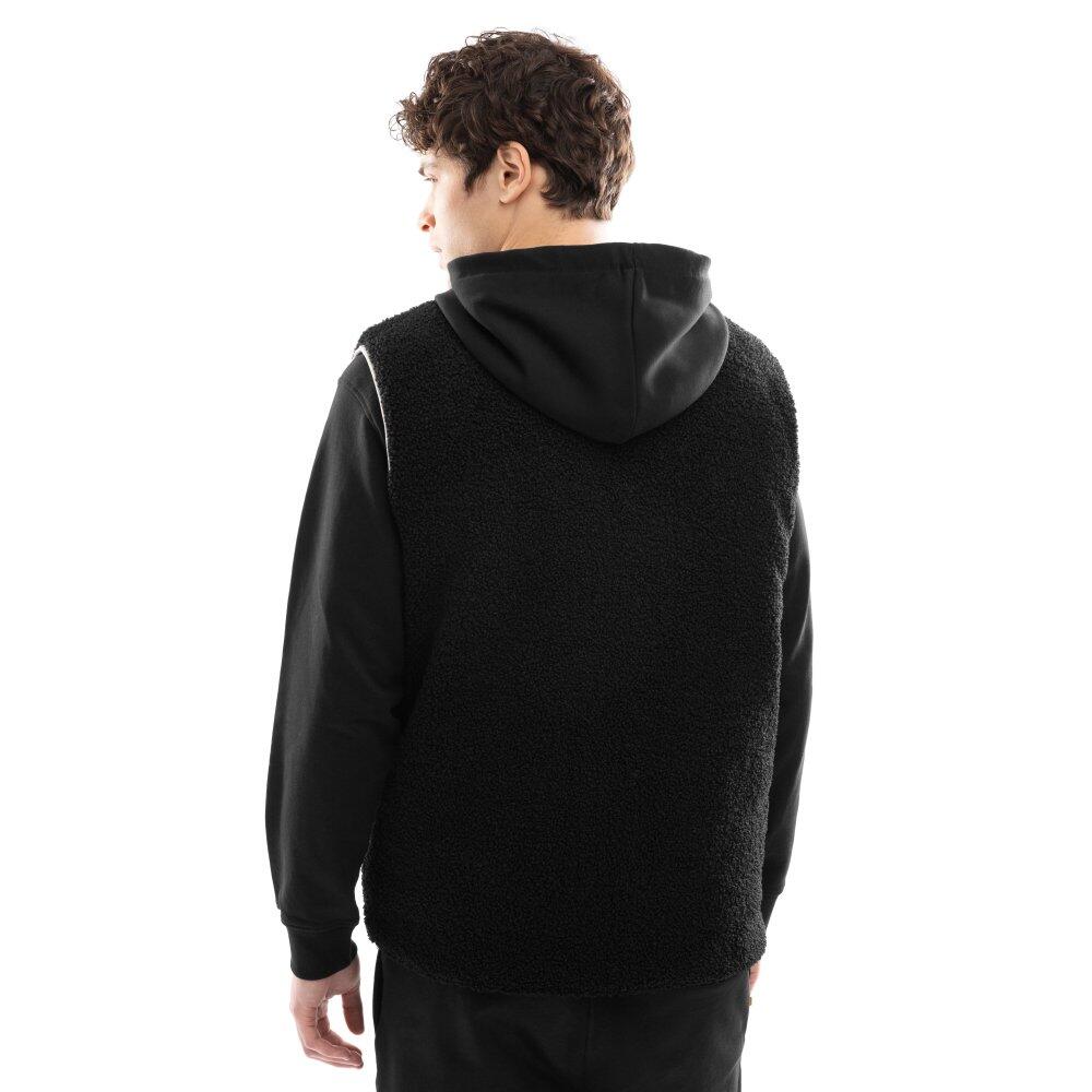 Gilet réversible matelassé doublé sherpa homme Lifestyle Tromso Noir 2/7