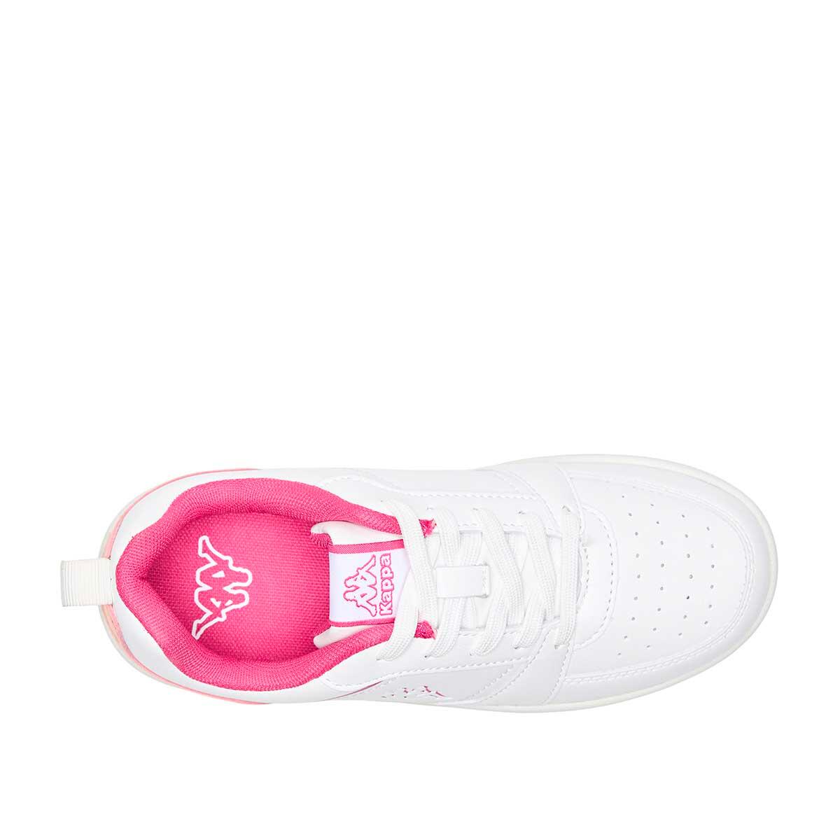 Baskets enfant Shay blanc, fuchsia, rose 5/6
