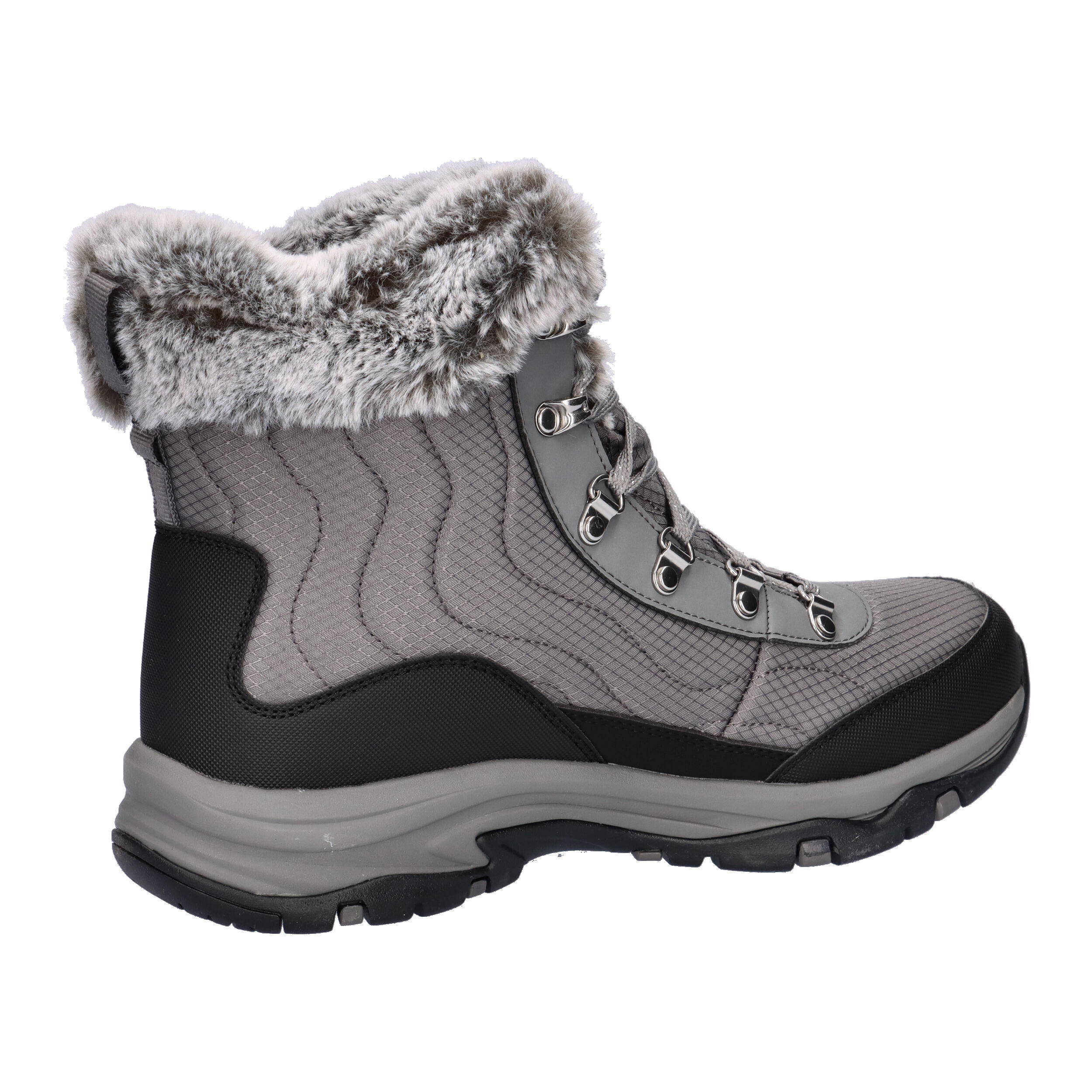 Skechers Damen Trego Stormie Winterstiefel Boots 167893 CCL Grau 15/15