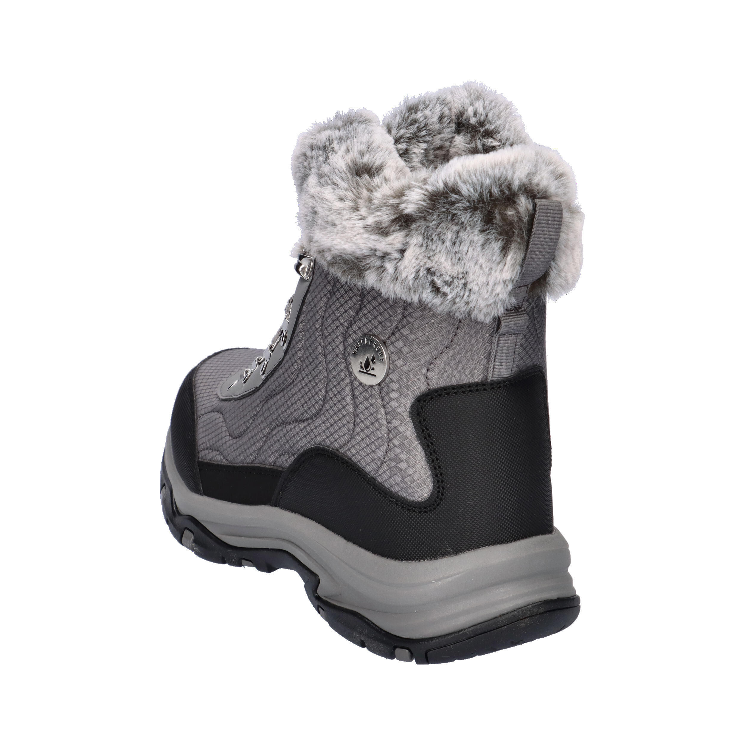 Skechers Damen Trego Stormie Winterstiefel Boots 167893 CCL Grau 12/15