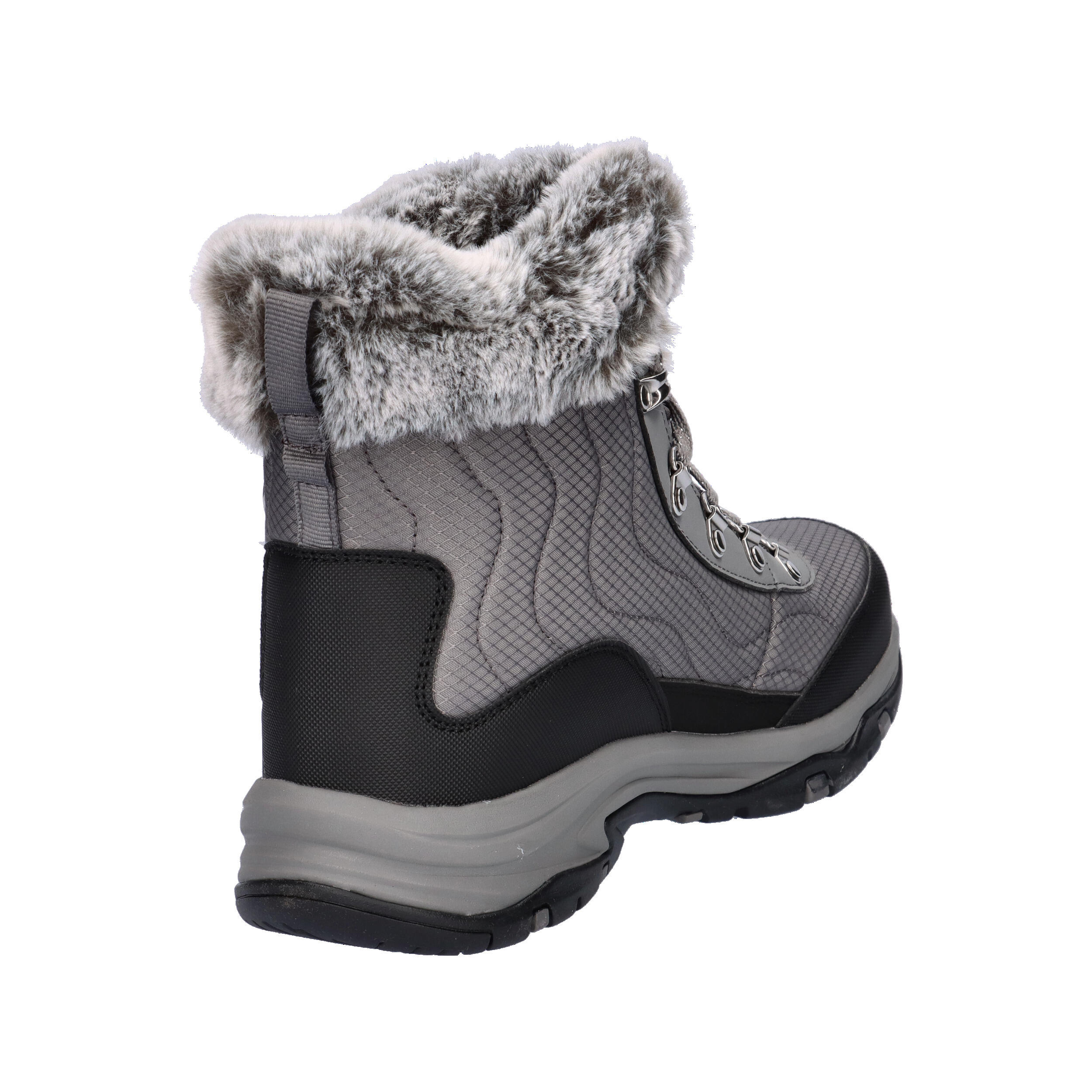 Skechers Damen Trego Stormie Winterstiefel Boots 167893 CCL Grau 14/15