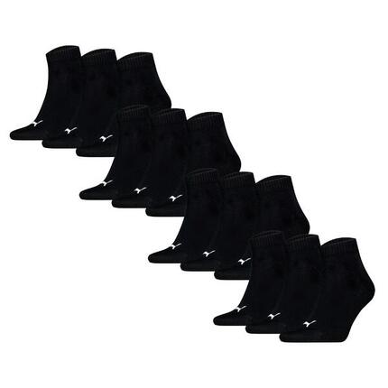 Socken Unisex 12er Pack Stretch-Quarter Plain 12P