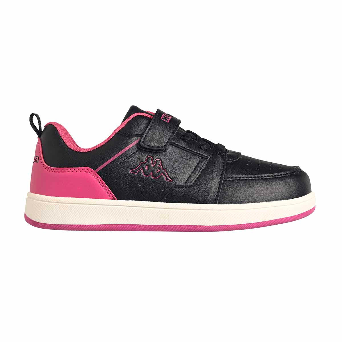 Baskets enfant Shay Ev noir, fuchsia 1/5