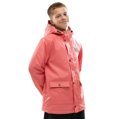 Kinderen lifestyle jongens waterdichte regenjas goji roze