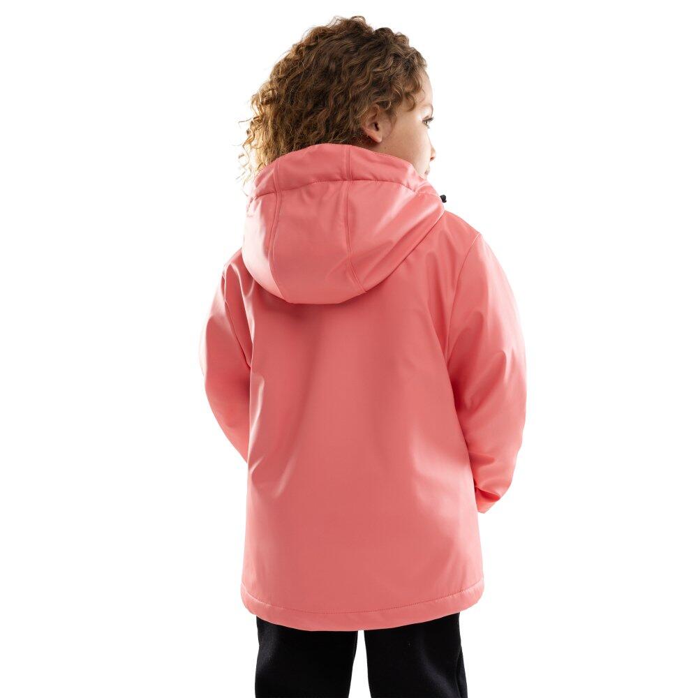 Kinder Lifestyle Wasserdichter Regenmantel Mädchen Goji-G Rosa 3/6