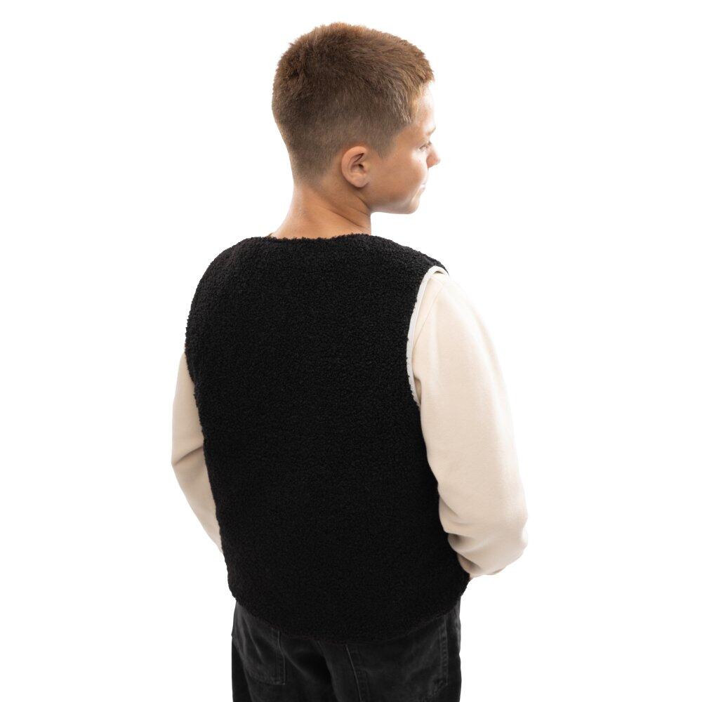 Gilet réversible matelassé doublé sherpa garçon Lifestyle Enfants Explorer B 3/7