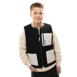 Gilet réversible matelassé doublé sherpa garçon Lifestyle Enfants Explorer B