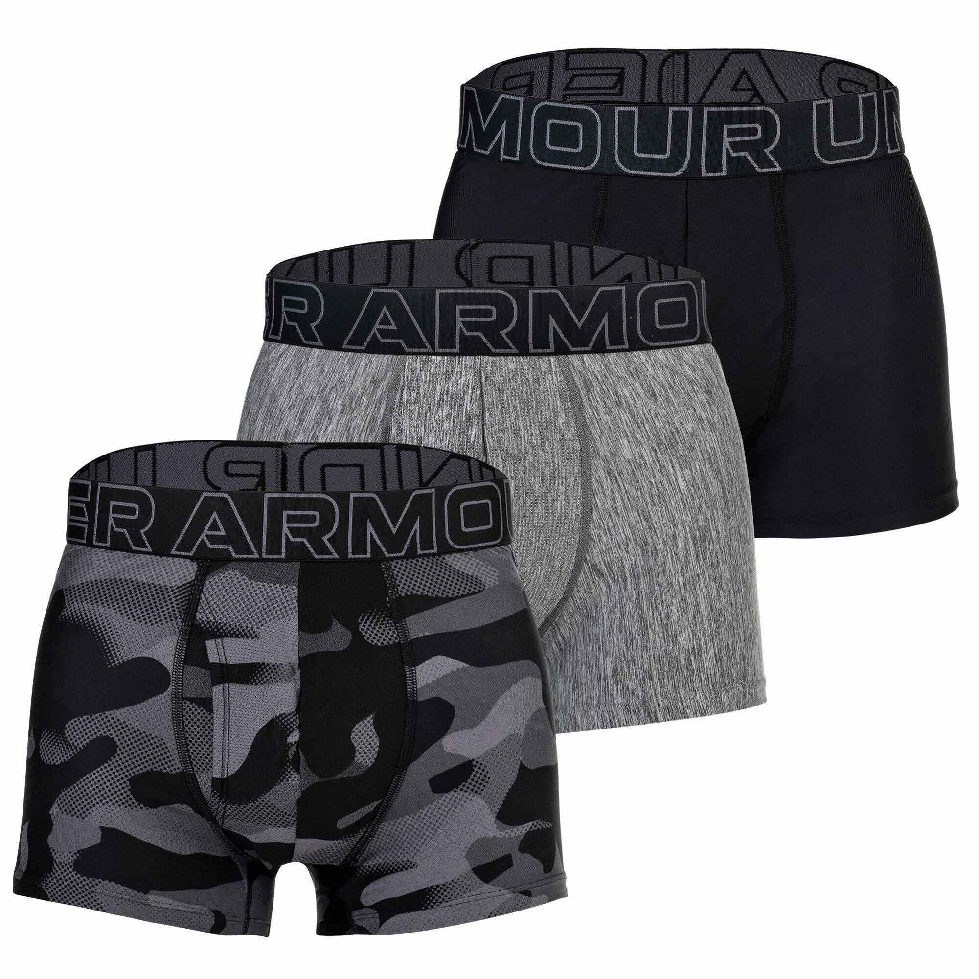 UNDER ARMOUR Boxershort Herren 3er Pack Figurbetont-UA PERFORMANCE TECH - PRINT 3 IN 3PK