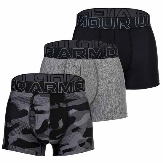 Boxershort Herren 3er Pack Figurbetont-UA PERFORMANCE TECH - PRINT 3 IN 3PK