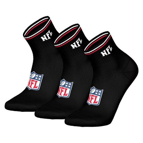 Socken Unisex 3er Pack Stretch-NFL SHIELD 3Pack Quarter Socks