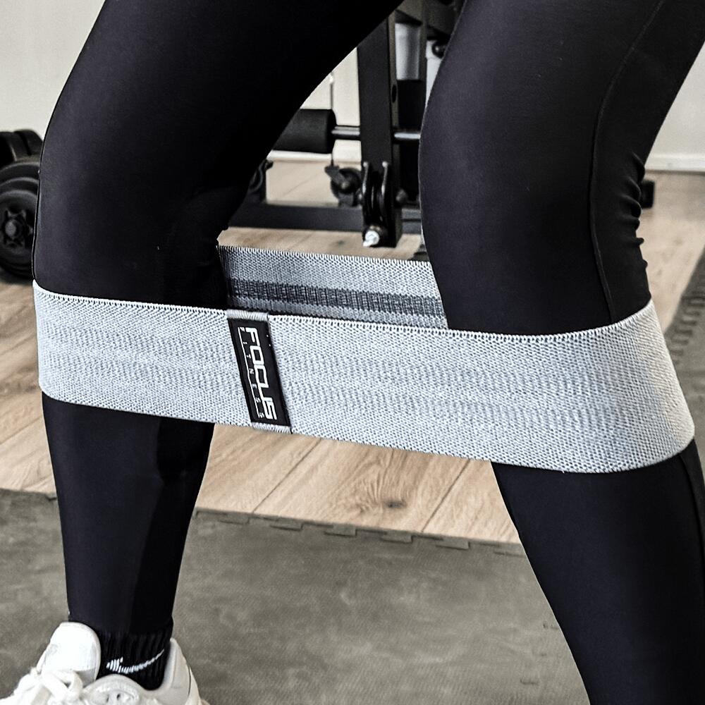 Weerstandsbanden - 3 delige set - Grijs - Resistance Bands - Fitness Elastiek 7/7