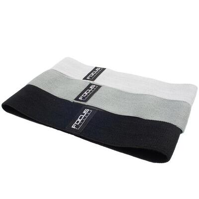 Weerstandsbanden - 3 delige set - grijs - resistance bands - fitness elastiek