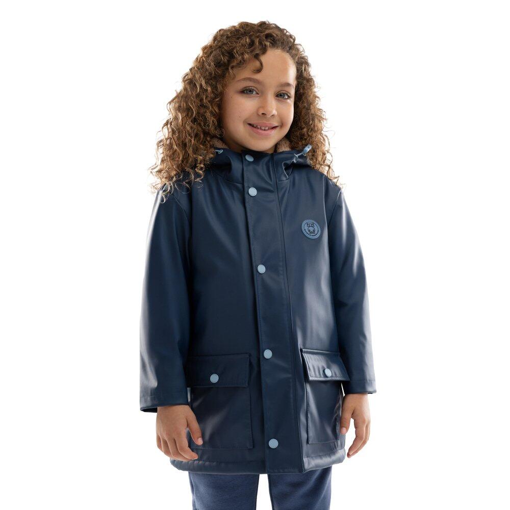 SIROKO Kids Lifestyle Girls’ waterproof raincoat Planet-G Blue