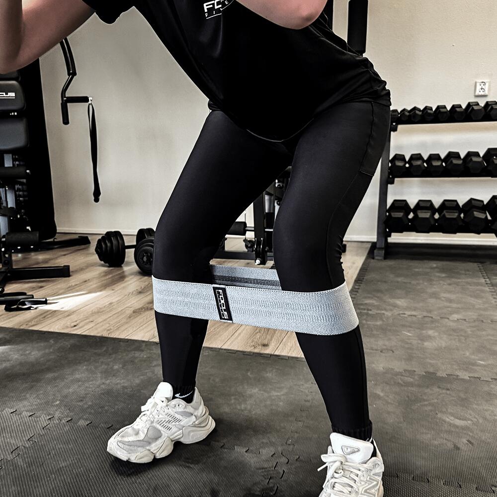 Weerstandsbanden - 3 delige set - Grijs - Resistance Bands - Fitness Elastiek 6/7