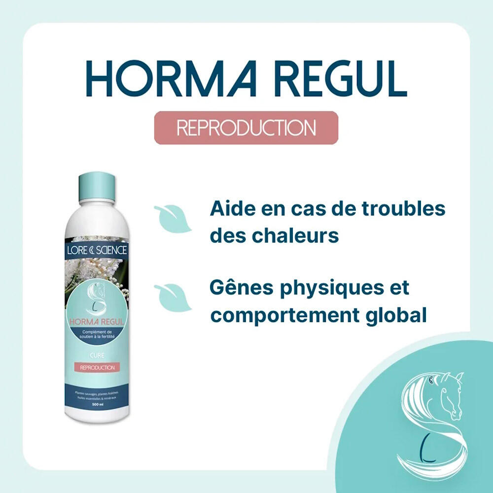 Chaleurs & fertilité jument Horma Regul Lore & Science 500mL 2/4