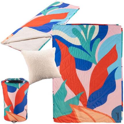 Campingdecke Liva - 4-in-1 Outdoor Decke - Schlafsack - Kissen - wasserdicht