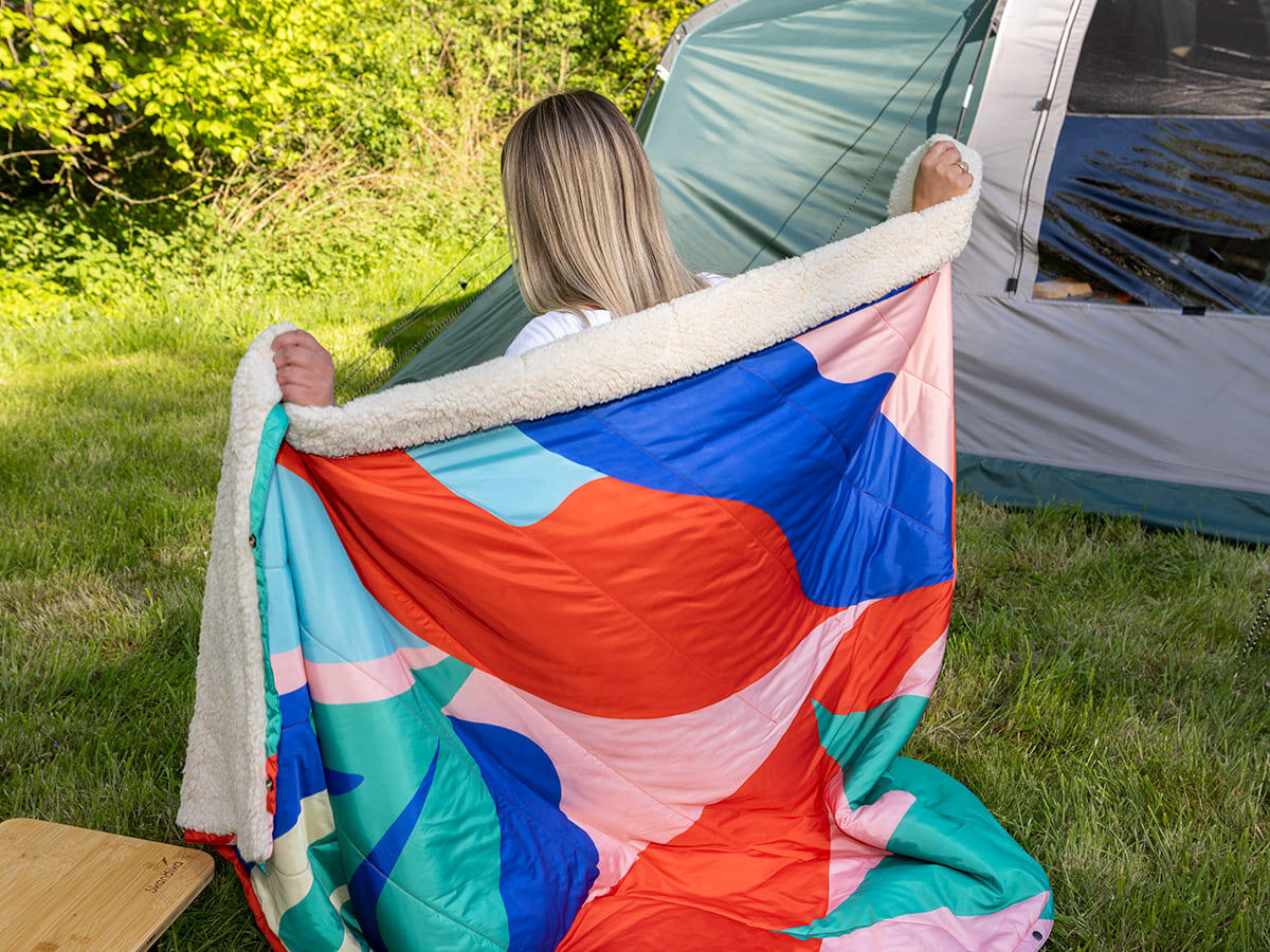 Couverture De Pique-nique Imperméable Et Ultra-légère - Taille 140x150 Cm - Pliée 15x9x4 Cm - Pour Plage, Camping, Randonnée