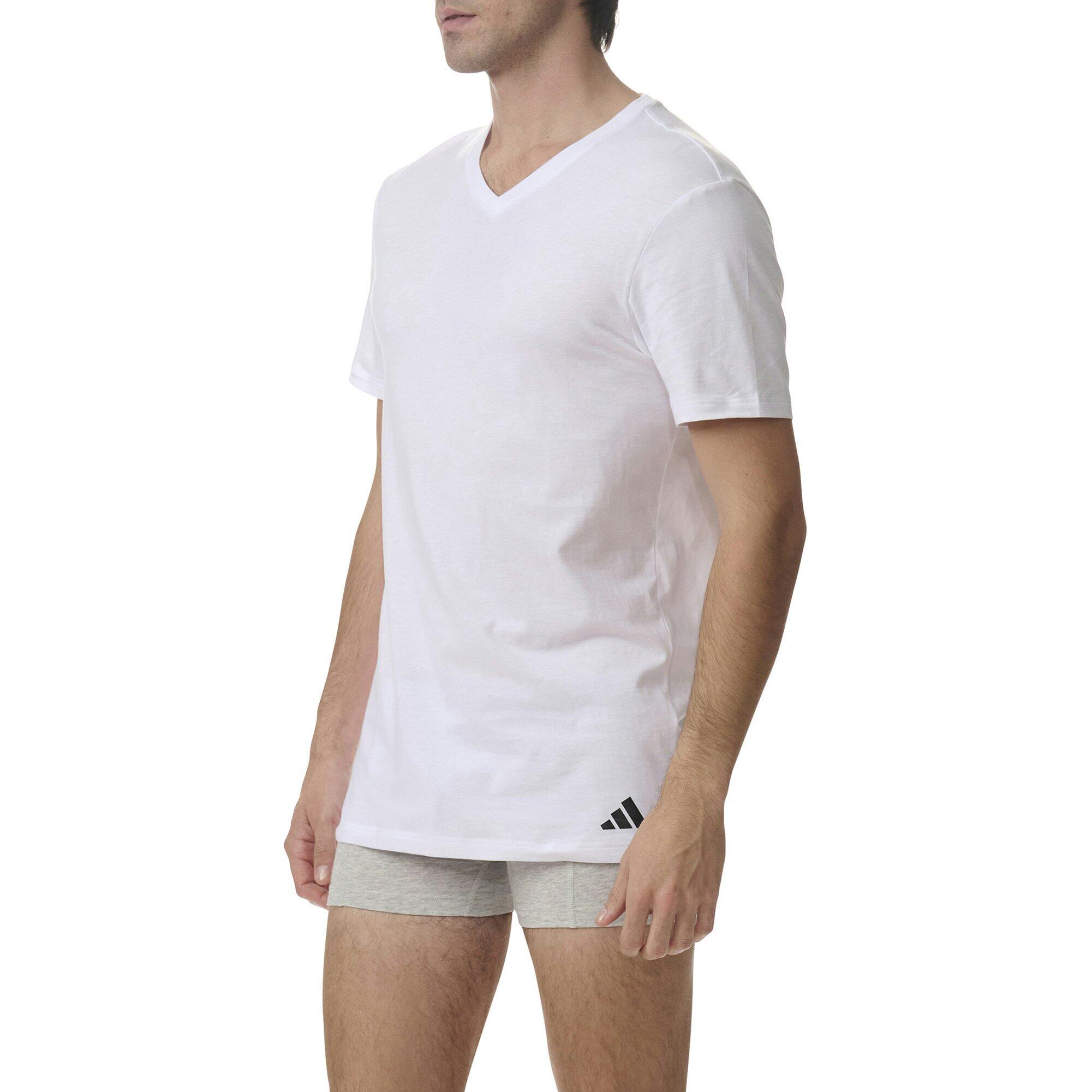 T-Shirt Herren 6er Pack Figurbetont-V-Neck Shirt, Active Core Cotton 6PK 2/6