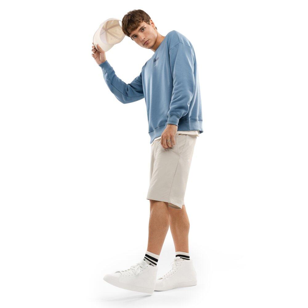 Sweat-shirt coton bio homme Lifestyle Summer Blue Bleu 3/6