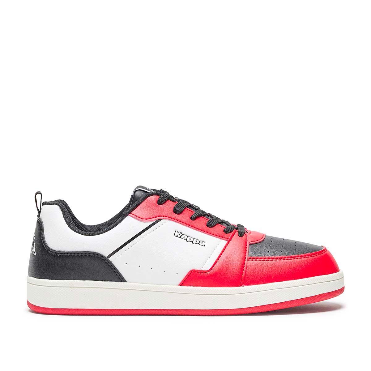 Baskets homme Shay blanc, noir, rouge 1/6