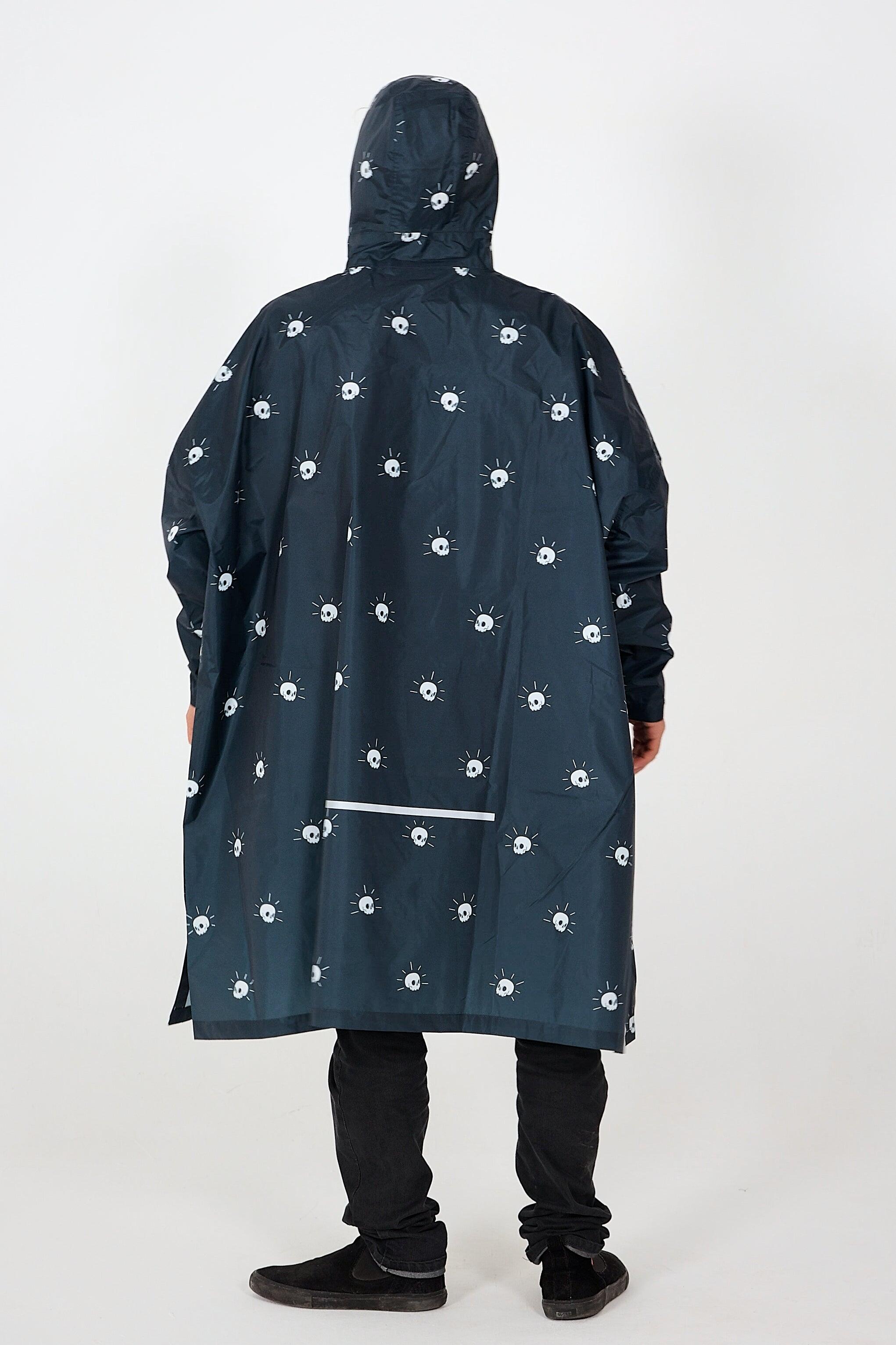 Poncho da pioggia adulto – Unisex - Skulls 3/3