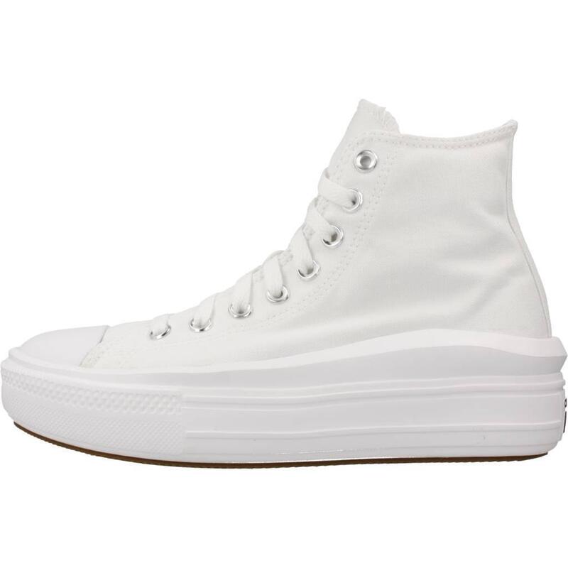 Tenisi unisex Converse Chuck Taylor All Star Move Hi, Alb
