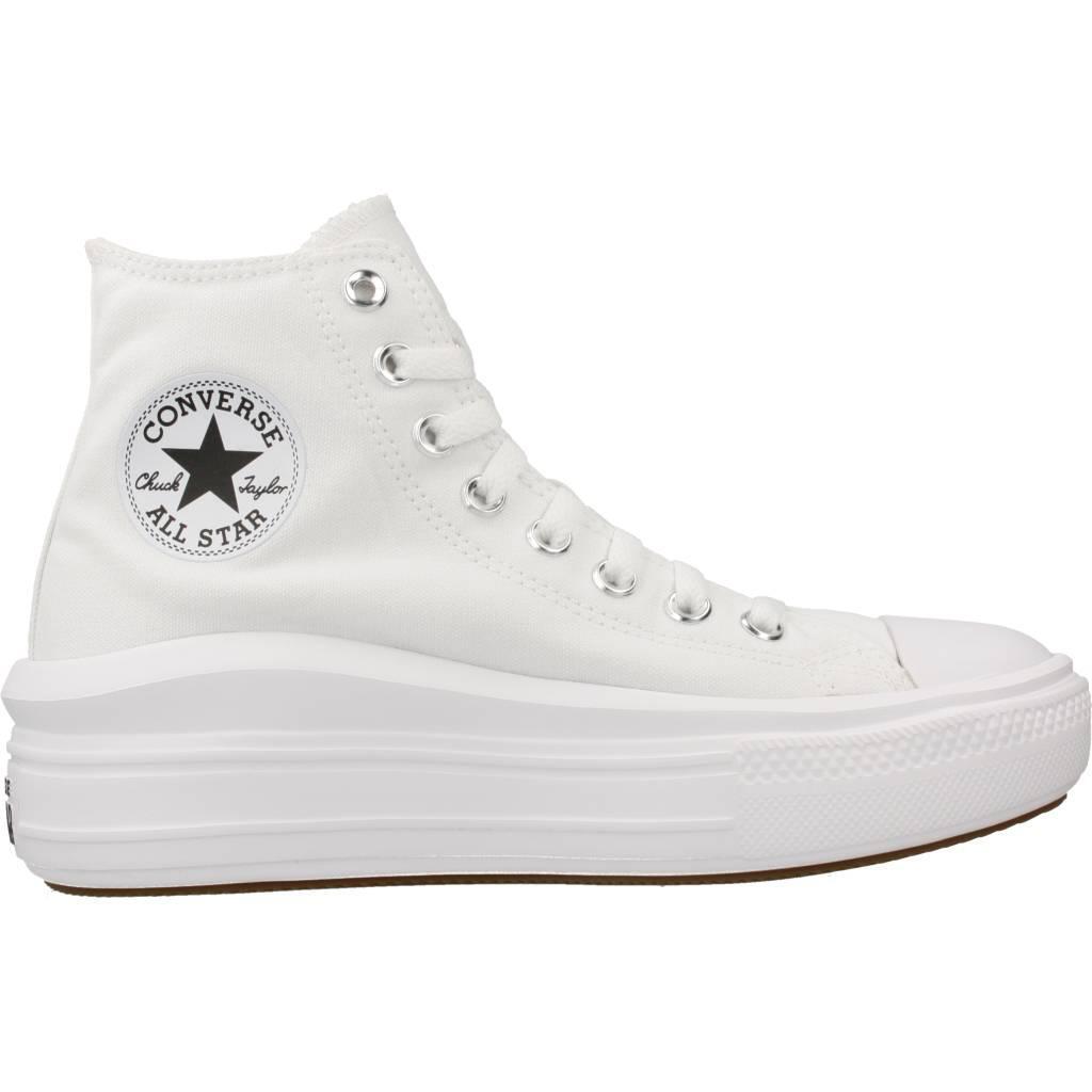 Calçado Converse Chuck Taylor All Star Move Hi, Branco, Unissex 4/6