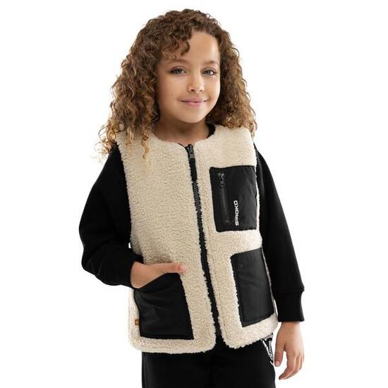 Gilet trapuntato reversibile in sherpa per bambine Lifestyle Bambini e bambine T