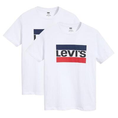 T-Shirt Herren 2er Pack Bequem sitzend-Sportswear Logo Graphic Tee