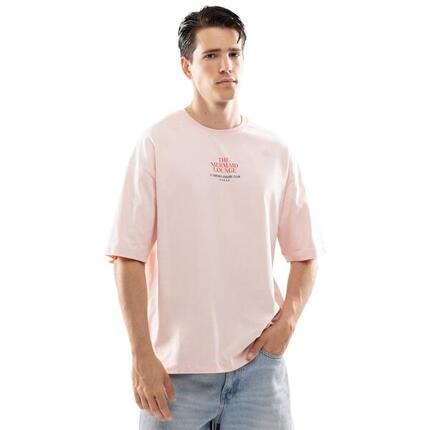 T-shirt manches courtes coton bio homme Lifestyle Naiad Pink Rose
