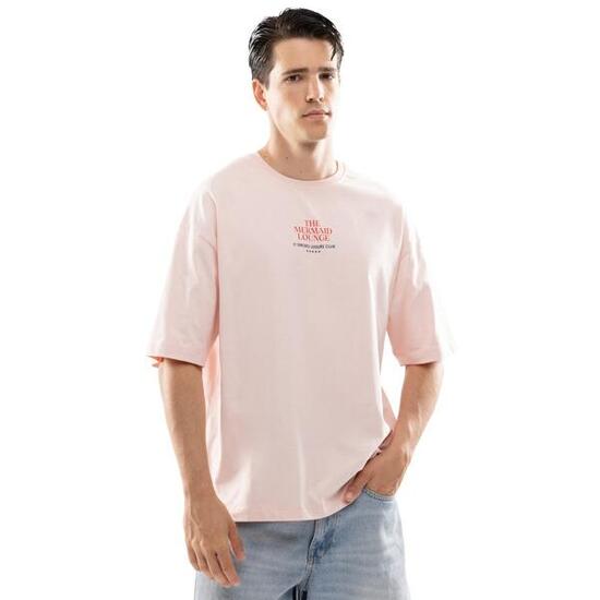 T-shirt manches courtes coton bio homme Lifestyle Naiad Pink Rose