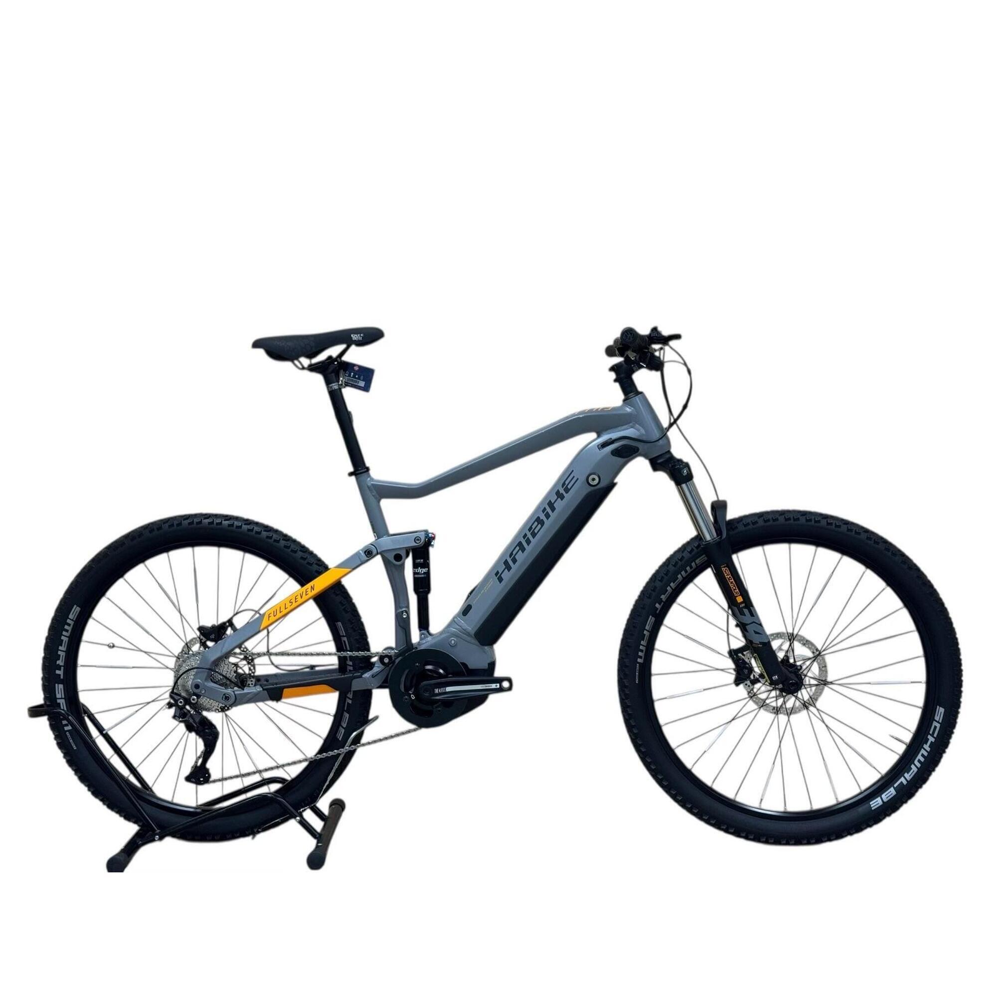 Haibike - Reconditionné - Vtt Électrique Haibike Fullseven 4 - Vélo Tout Terrain - Gris|noir - Grand - Decathlon