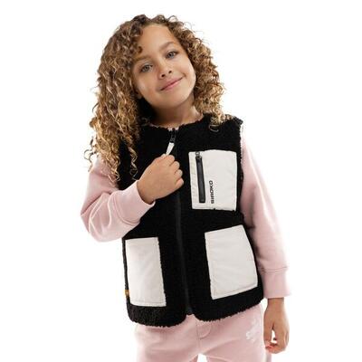 Gilet trapuntato reversibile in sherpa per bambine Lifestyle Bambini e bambine E