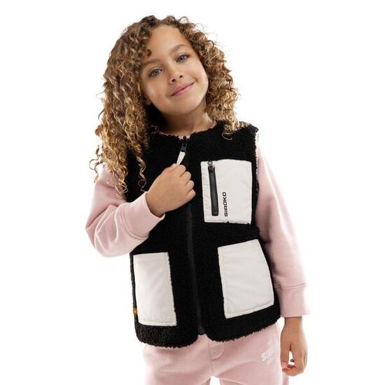 Gilet trapuntato reversibile in sherpa per bambine Lifestyle Bambini e bambine E