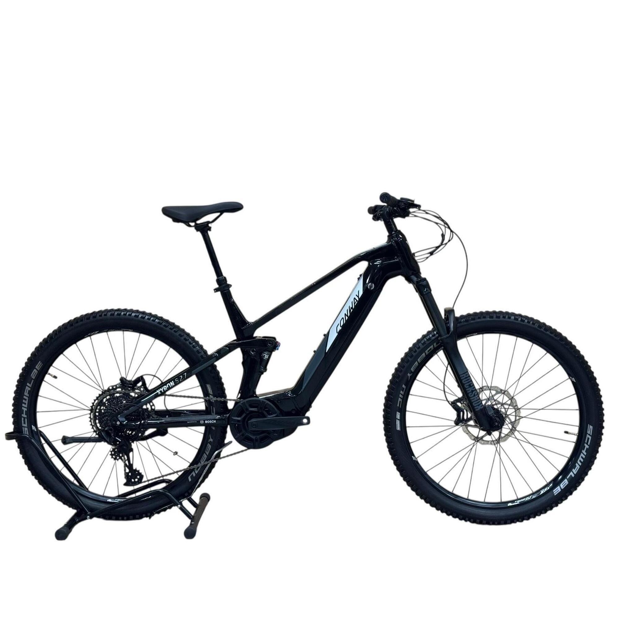 Conway - Reconditionné - Vtt Électrique Conway Xyron S 2.7 Sx - Comme Neuf - Vélo Tout Terrain - Gris|noir - Grand - Decathlon