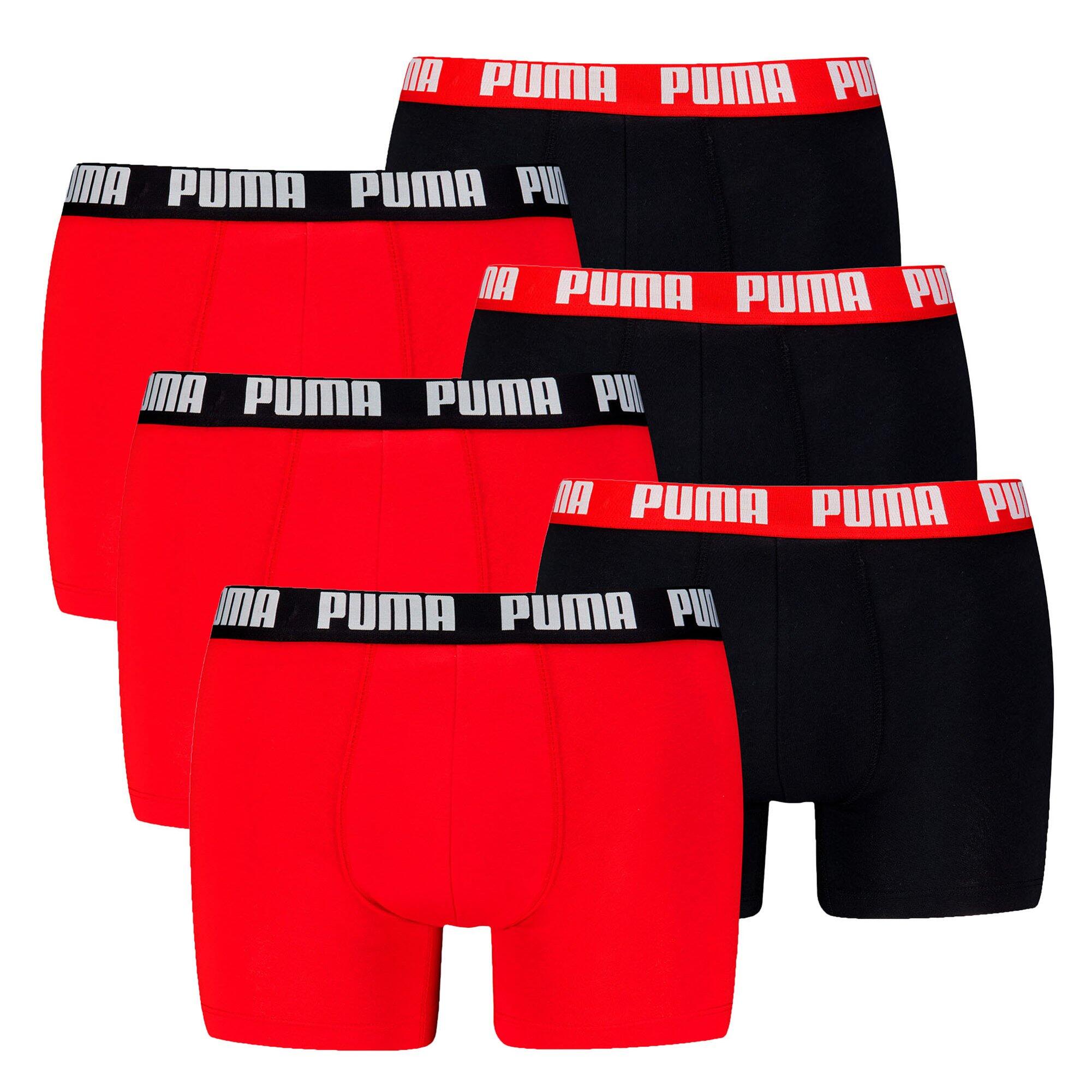 PUMA Boxershort Herren 6er Pack Figurbetont