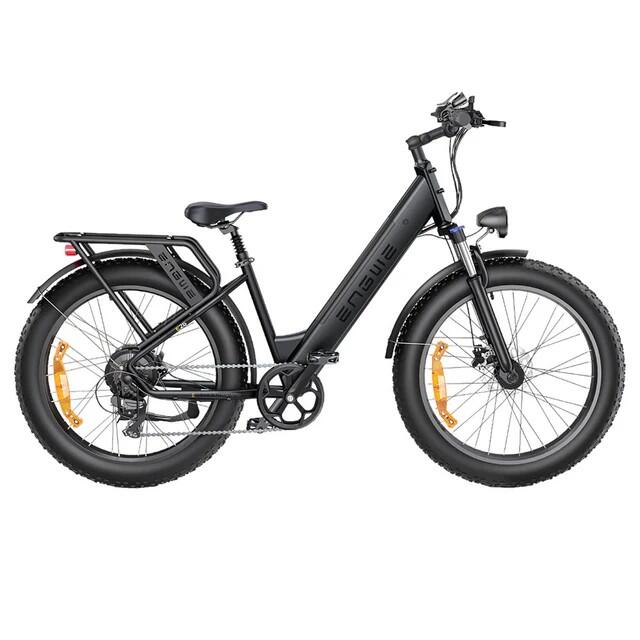 Engwe - Vélo Électrique Adulte Engwe E26 St Avec Batterie 48 V 16 Ah - Vélo Ville Longue Distance - Noir - 170cm - Decathlon