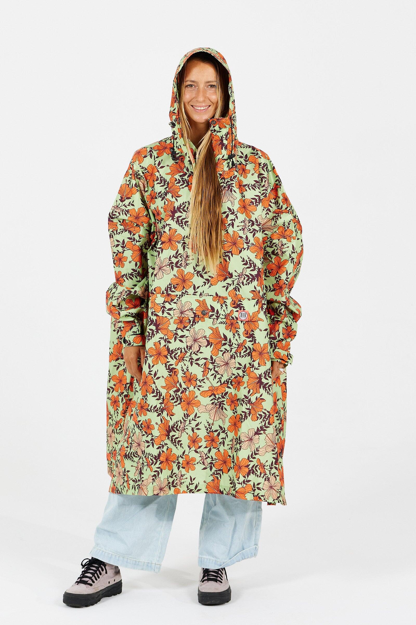 AFTER ESSENTIALS Poncho de chuva adulto – Unissex