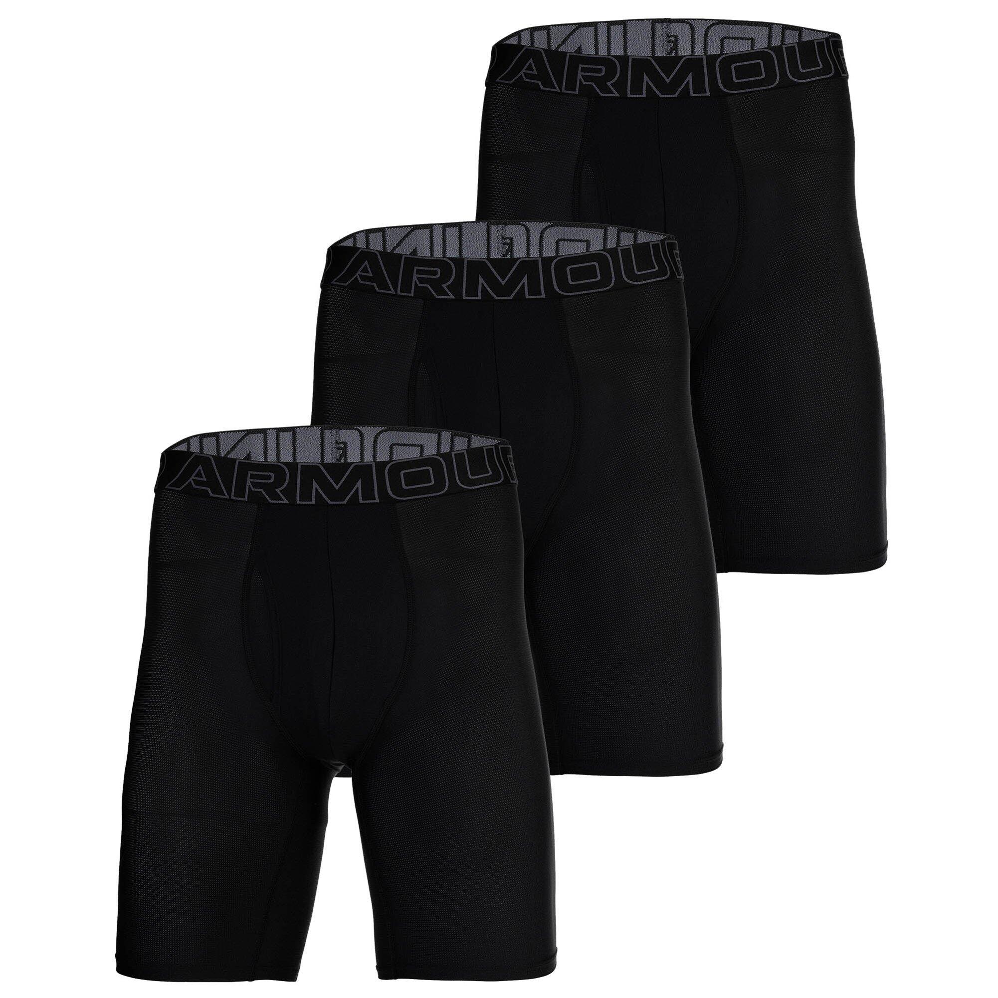 UNDER ARMOUR Boxershort Herren 3er Pack Figurbetont-UA PERFORMANCE TECH MESH -SOLID 9 IN 3PK