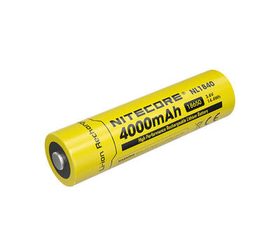 Nitecore nl1840 oplaadbare 18650 li-ion batterij 4000mah